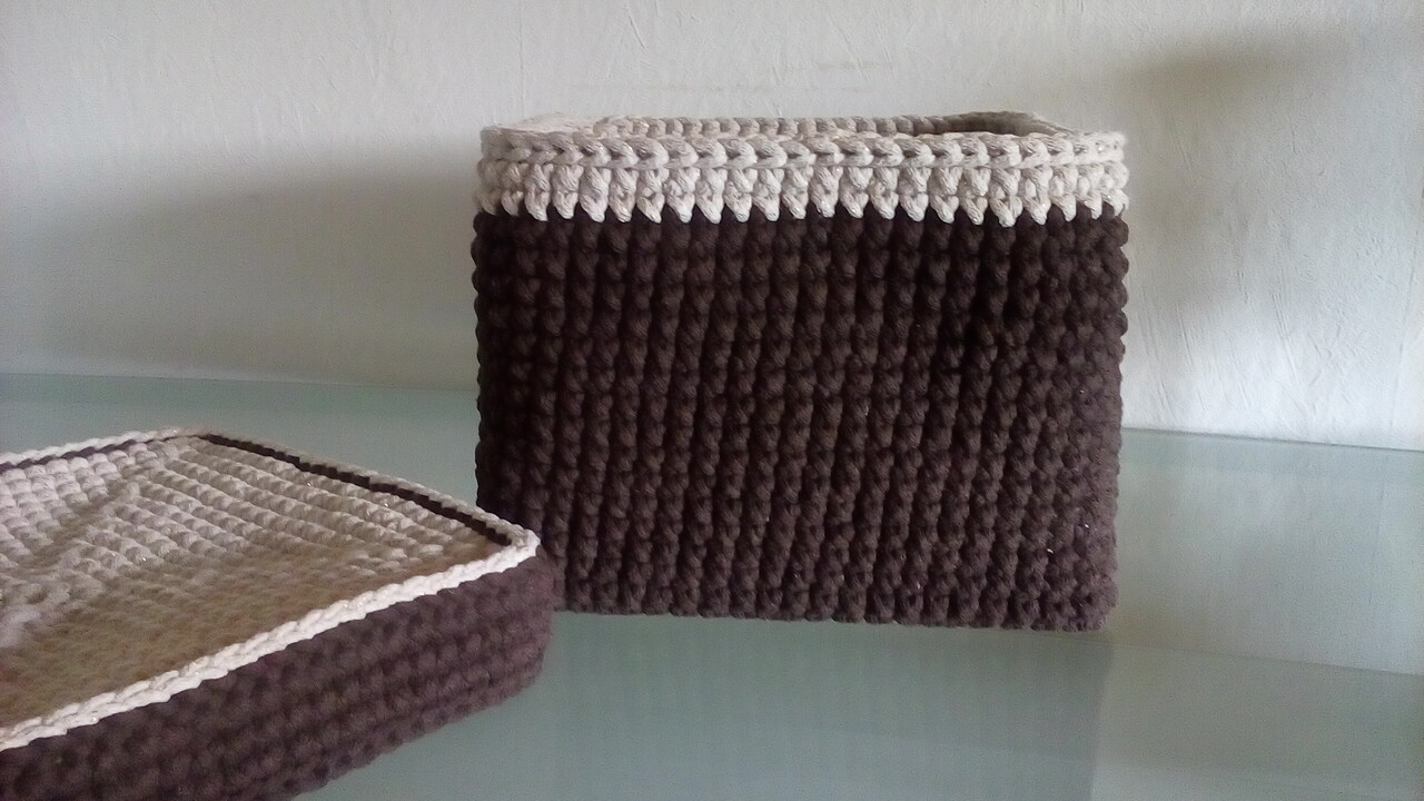 kuferek z włóczki kuferek z włóczki